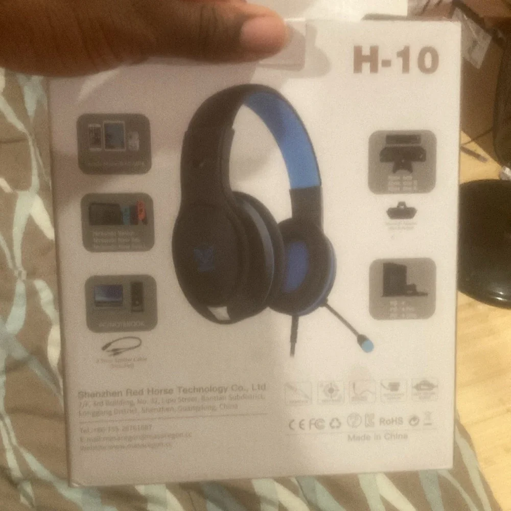 H-10 Gaming Headset for PS4, Xbox One, PC, PS5, Nintendo Switch
